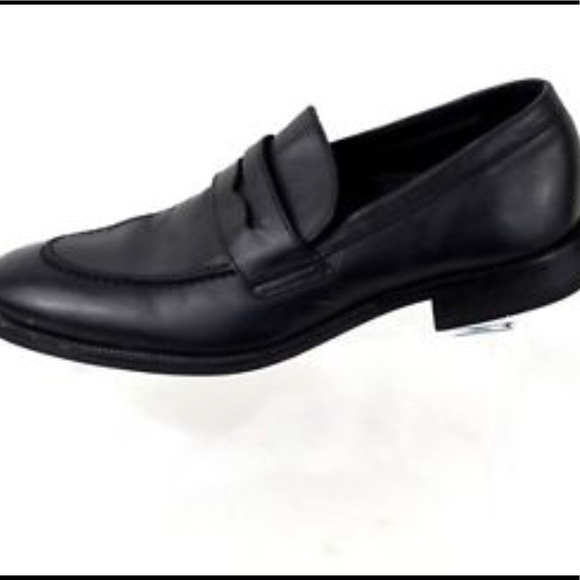 cole haan black penny loafers
